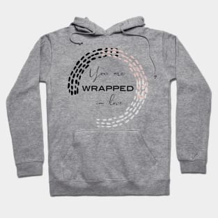 Wrapped in Love (Pink) Hoodie